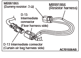 Mitsubishi Outlander. Supplemental Restraint System (SRS)